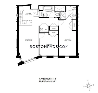 Allston 2 Bed 2 Bath BOSTON Boston - $4,700 No Fee