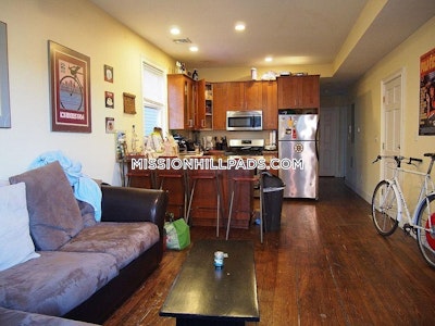 Mission Hill 4 Bed Mission Hill Boston - $6,800 No Fee