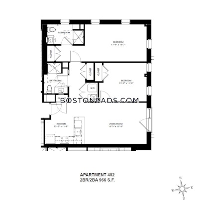 Allston Apartment for rent 2 Bedrooms 2 Baths Boston - $4,875 No Fee