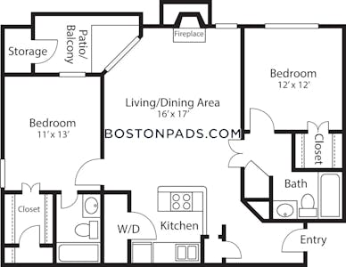 Quincy 2 Beds 2 Baths  South Quincy - $2,830
