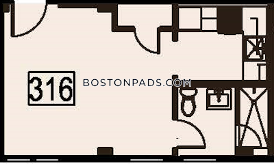 Cambridge Studio 1 baths in CAMBRIDGE  Harvard Square - $2,500 No Fee